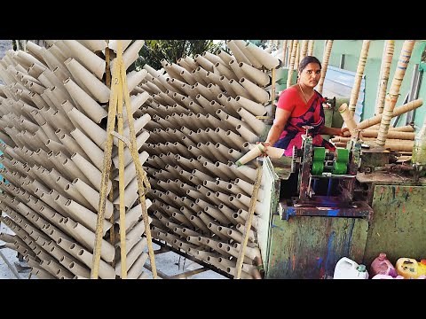 Paper Cone Making For Textile Industry | Paper Cone Making Factory | Paper Cone Making Machine