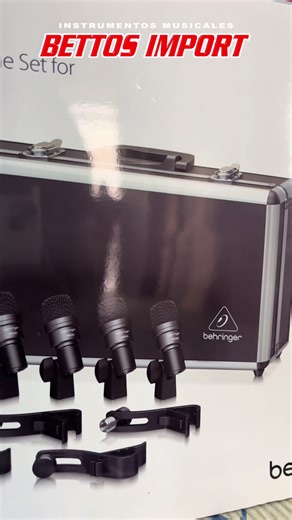 Behringer BC1200 ‼️Set de Micrófono de Batería Profesional de 7 Piezas obtiene un juego completo de micrófonos de batería de primera categoría a un precio económico #paratiiiiiiiiiiiiiiiiiiiiiiiiiiiiiii #trujilloperu🇵🇪 #bateria #fqypシ