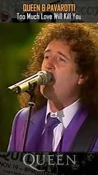 Queen & Pavarotti - Too Much Love Will Kill You #queen #pavarotti #classicrock