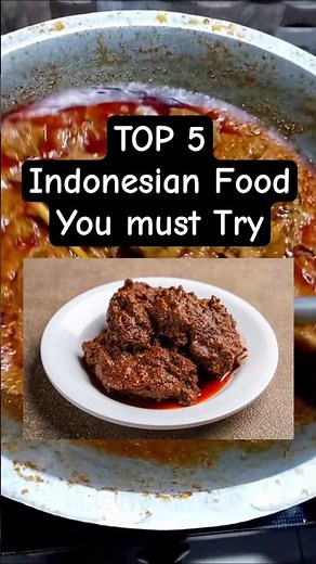 Top 5 Indonesian Foods You Must Try Before You Leave! #top5 #foods #streetfood