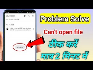 can't open file problem chrome browser problem solve How to Fix Can't open File Problem on Android