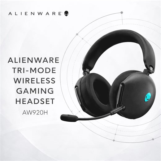 Alienware AW920H Wireless Gaming Headset ANC Dolby Atmos