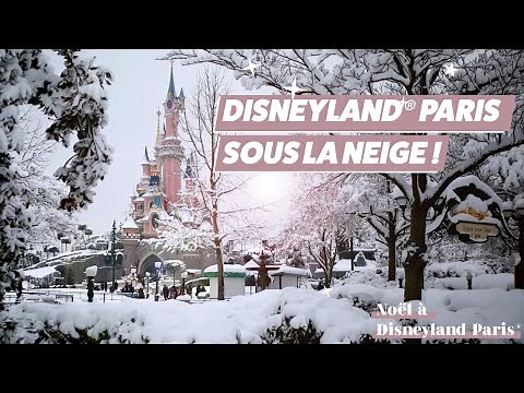 Quand la neige s'invite à Disneyland® Paris...