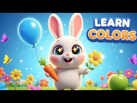 "Hop into Fun: Learn Colors with Our Catchy Rabbit Song! 🎶🐰 | Kids Nursery Rhyme"