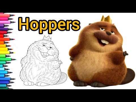 King George From Disney Pixar Hoppers Drawing, Painting & Colouring for Kids and Toddlers_ Child Art