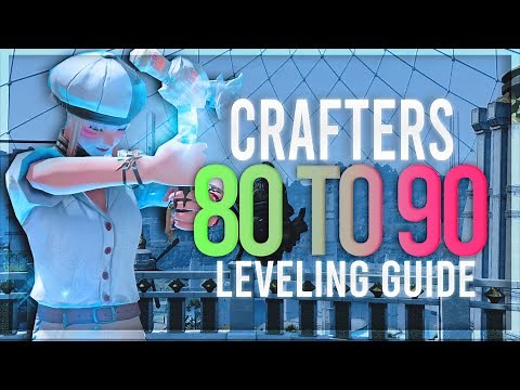 80 to 90 Crafter Leveling Guide ! | Fast Crafter Leveling in Endwalker (Macros Included) | FFXIV