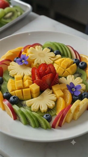 ✨ Beautiful Fruit Platter Decoration Ideas 🍍🥝🍇 | Stunning Food Art #shortsfeed