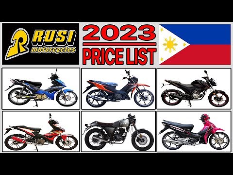 Rusi Motorcycle Price List In The Philippines 2023