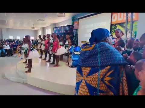 Lesotho learners showcasing their culture at the 1st African Schools Regional Broadcasting Summit