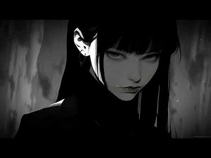 Goth anime girl wallpaper 4K