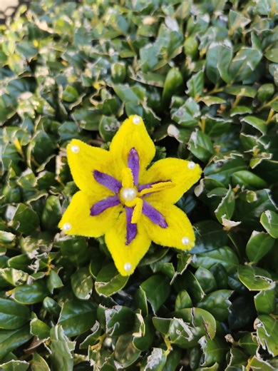 Handmade Tangled Sundrop Flower Keychain, Rapunzel Inspired Bag Charm, Chenille Accessory - Etsy