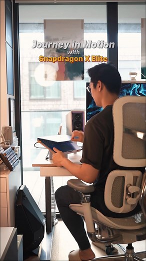 Rise and grind! The new @surface Laptop 13, a Copilot PC powered by #SnapdragonXSeries powers through an all-day work marathon on a single charge. Get after it! | Snapdragon