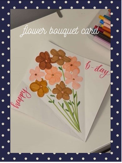 cute card idea i found on pinterest 💐🌸🌷 #birthdaycard #pinterest #inspo #art #card