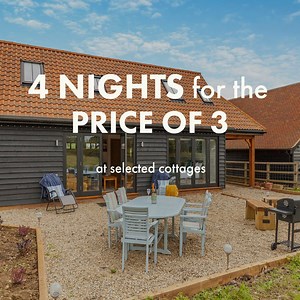 193K views | Book 4 nights for the price of 3 this summer 朗 Stay longer for less on selected properties | cottages.com | Facebook