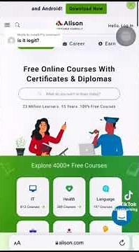 Free Online Diploma Courses with Alison https://alison.com/free-lms/saicel-uk