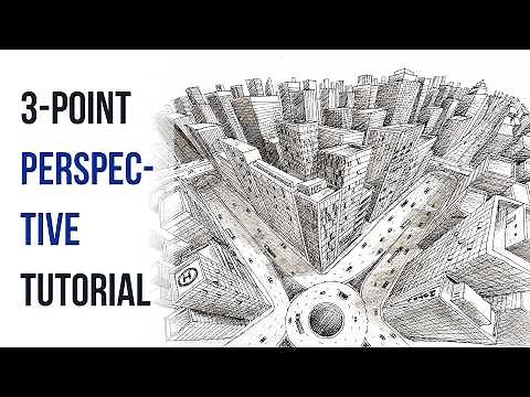 3-Point Perspective City Drawing: A Step-by-Step Guide