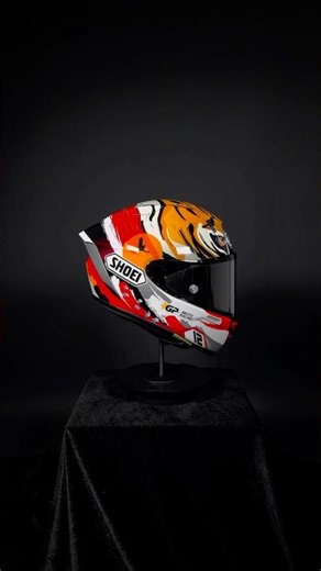 Shoei X-SPR Pro – “Tiger Eye” 1/1 by Raer Design 🐅🔥