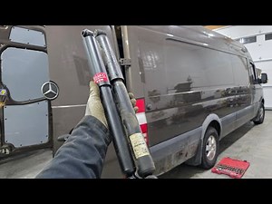 Sprinter van DIY rear shocks replacement