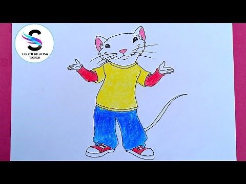 How to draw a stuart little pencil drawing | Easy Pencil sketch for beginners & kids | Part - 1