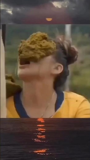 Cow Just Pooped On Her Face 💩😭😂 #cow