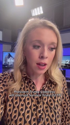 Pres. Trump's national address to compete with Survivor finale