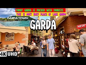 GARDA TOWN: LAKE GARDA - THE MOST BEAUTIFUL VILLAGES OF ITALY 🇮🇹, 4K WALKING TOUR 60FPS, #europe