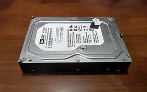 古董西数硬盘WD1600AAJS马达声音