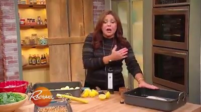 Rach's lemon roast potatoes baked fish or chicken (your choice!) are the Sunday feast you've been waiting for. LEMON POTATO RECIPE: http://rach.tv/2CFcBnL BAKED FISH/CHICKEN RECIPE: http://rach.tv/2lYcHMY | Rachael Ray Show