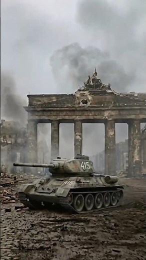 🎖️Saved at the Brandenburg Gate: Sniper vs Panzerfaust #ww2 #t34