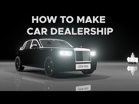 HOW TO MAKE CAR DEALERSHIP WITH SAVING v2 I ROBLOX STUDIO