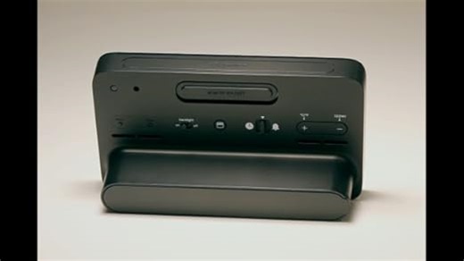 Braun BC10B-DCF Radio Digital Alarm Clock for Central European Time Zone (DCF) with Date, Month and Temperature Display, Negative LCD Display, Quick Setting, Black