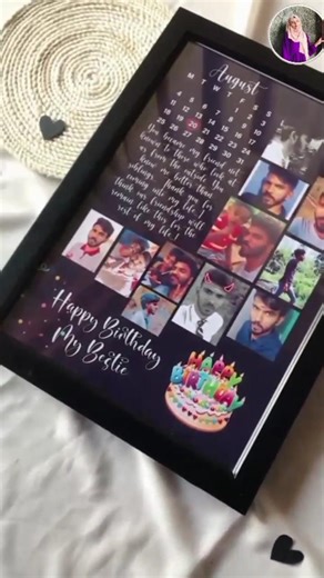 DIY Birthday Frame | A4 frame making tutorial #viral #diy #shorts #ytshorts #birthday #frame