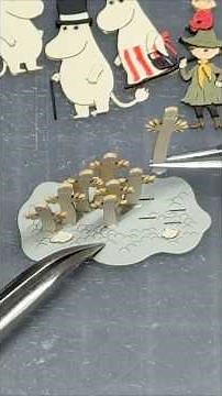 ムーミンハウスと旅人スナフキン作り｜10日目｜Miniature Moomin