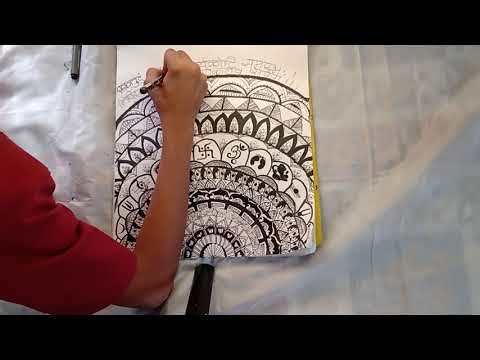 mandala art the peace and relaxing process ll step - by -step