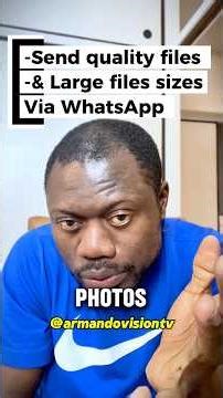 How to Send Files on WhatsApp Without Losing Quality | Full Quality Photos & Videos