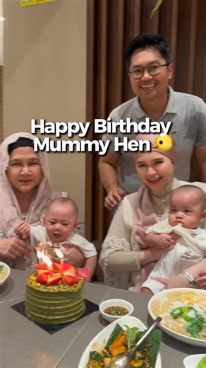 Dr Amanda Elli 🦄 Dr Unicorn on Instagram: "Happy Birthday Mummy Hen🐤 Lavender @apple present to replace her super old iphone😂 Nyummilicious pistachio birthday cake & premium swiss chocolate fruitcake by @sweetpassionpremiumcakes 🥰 Thank you my darling @dafienahlittle for the xmas gifts 🎄Baby Adam & Baby Ali will rock in it hehe✨"