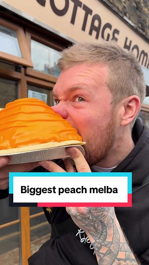 Discover the World's Biggest Peach Melba Delight