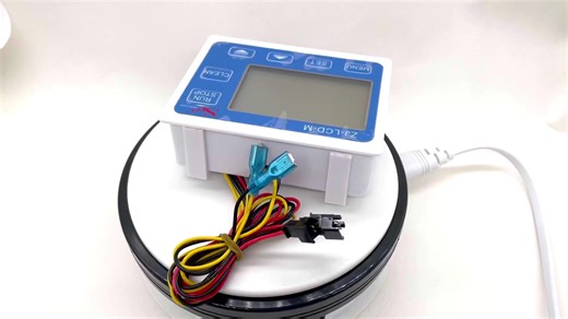 ZJ-LCD-M  Lcd Digital Display Water Flow Sensor Meter Quantitative Flowmeter with DN50 G2