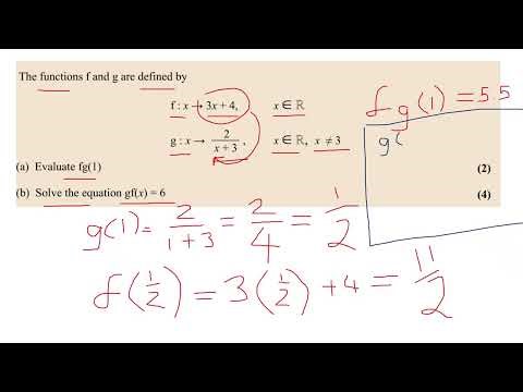 Functions A Level Maths Questions