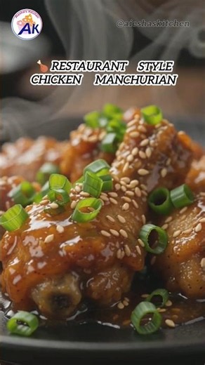 🍗 Restaurant Style Chicken Manchurian 🤤🔥 | Crispy & Saucy Chicken Recipe