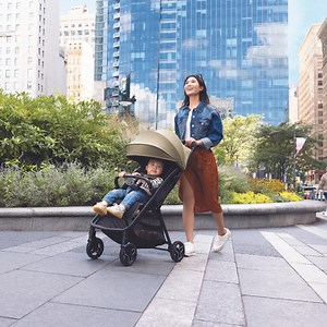 22 reactions | Our quick-folding, lightweight Myavo stroller will revolutionize your travels with baby! Featuring a 2-second, 1 hand auto-fold for ultimate convenience when you’re on-the-go with your little one and extended usage u pto 22kgs (approx. 4 years old). Now available in clover and steeple grey fashions and as a travel system in midnight black with the i-Size and R129 certified Snug Essentials infant car seat. | Graco Children's Products | Facebook