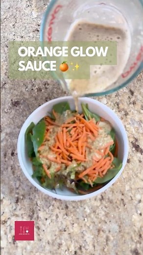 STOP SCROLLING! This Orange Glow Dressing Is ADDICTIVE 😳🍊✨