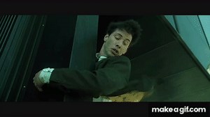 The Matrix Phone Drop Scene on Make a GIF