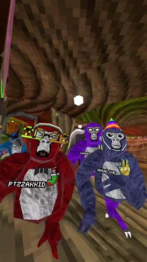 Week one joining my fan code #gorillatag #vr ‪@_GorillaTagVR‬