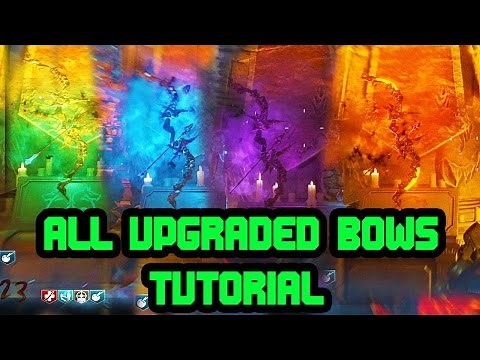 All Bow Upgrade Steps! Fire | Void | Wolf | Teleport | Der Eisendrache Easter Egg TUTORIAL!