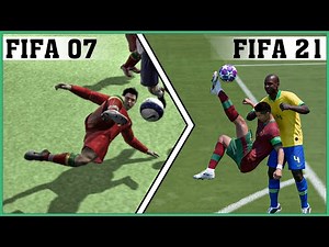 CRISTIANO RONALDO bicycle kick evolution [FIFA 07 - FIFA 21]