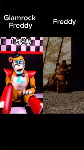 Glamrock Freddy VS Freddy over the years