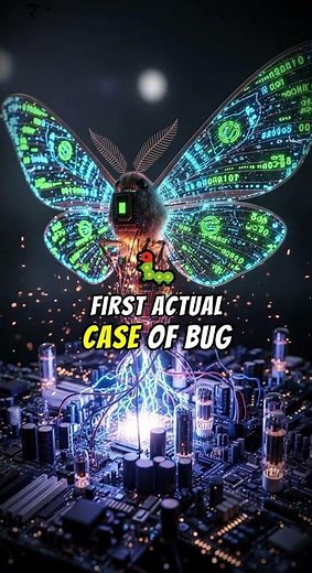 The First Computer Bug Was a Real Moth 🐛💻