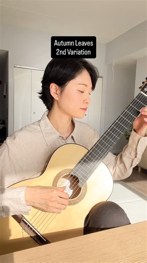 Now that my son goes to daycare, I have more time during the day 👏👏👏 It’s autumn here in new jersey and the trees are still orange, red and yellow, so beautiful. Listeners and players around the world still love my Autumn Leaves, and I am so grateful. My next recording will be The Girl from Ipanema. I tried recording it last night but didn’t go so well. I am going to try again soon. DM me for information on lessons and workshops 📚 #guitarist #classicalguitar #guitar #기타리스트 #클래식기타 | Yenne Lee