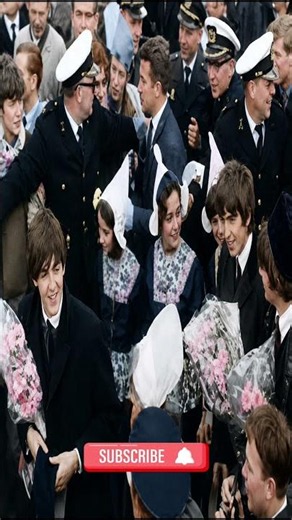 Beatlemania in Amsterdam (1964) 🎸 Rare Beatles Footage Restored #colorized #beatles #curiosities